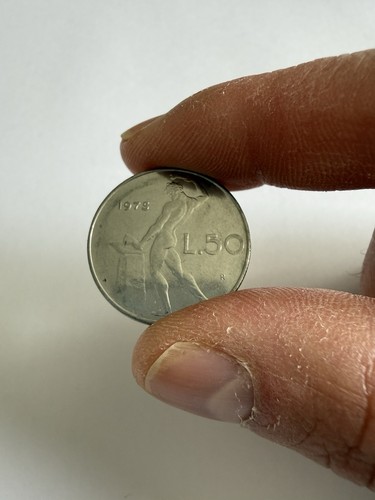 Moneta rara 50lire - da, anno