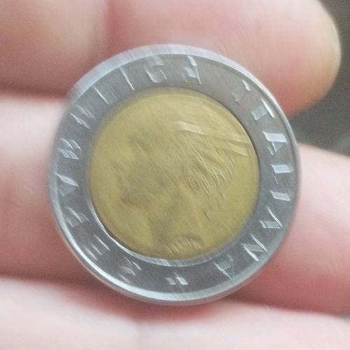 Rep italiana moneta 500 lire - italiana,