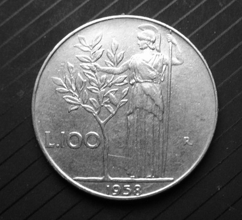 100 lire 1958 monete - 100, italiane