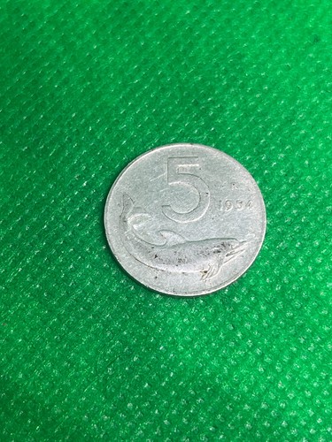 Moneta lire delfino - moneta, 5