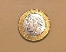 Moneta Rara Da 1000 Lire 1998