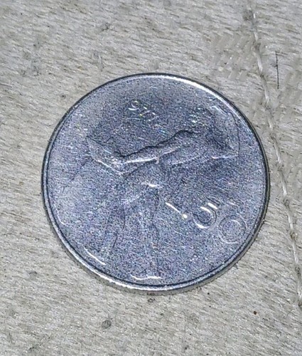 Moneta rara lire 1977 - moneta, 50