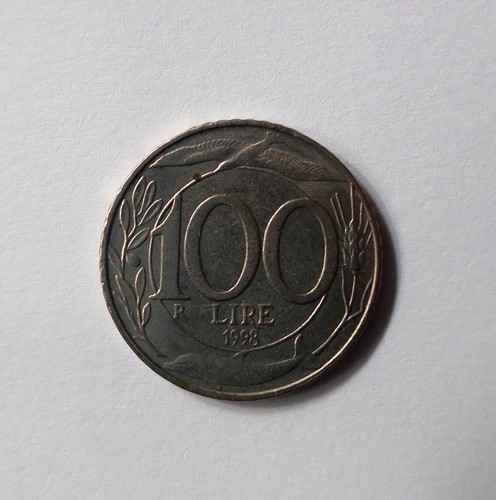 Moneta 100 lire - moneta, italia
