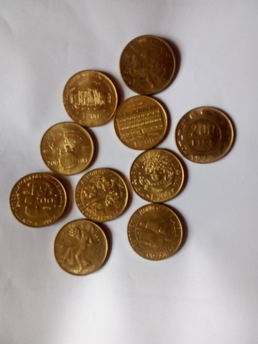 Monete lire italiane - monete, in