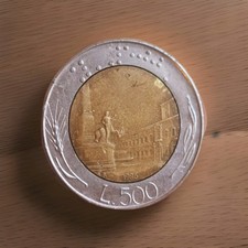 Moneta Da 500 Lire Rara 1986