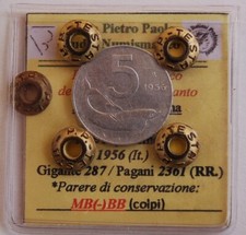 Rara Moneta 5 Lire 1956 -