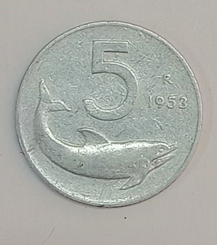 Moneta lire del 1953 - da,