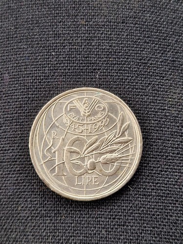 Moneta 100 lire fao 1945 - moneta,