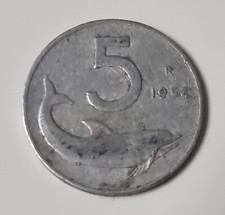 Monete Rare  5 Lire  1954