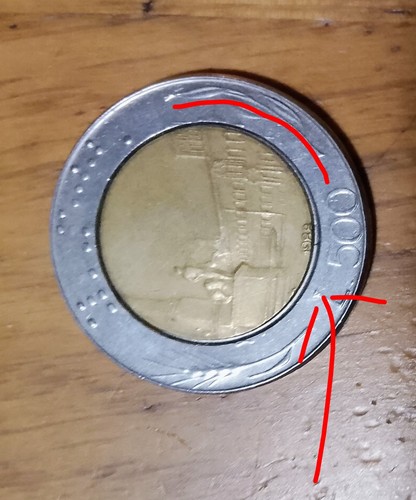 Moneta 500 lire italiana - 500,