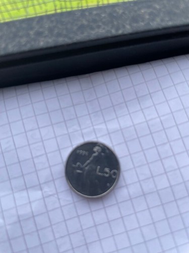 Micro moneta lire - moneta, 50