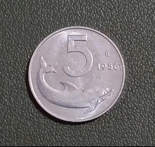 Rara moneta 5 lire 1956 -