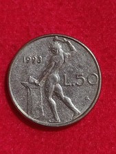 Moneta rara 50 lire micro
