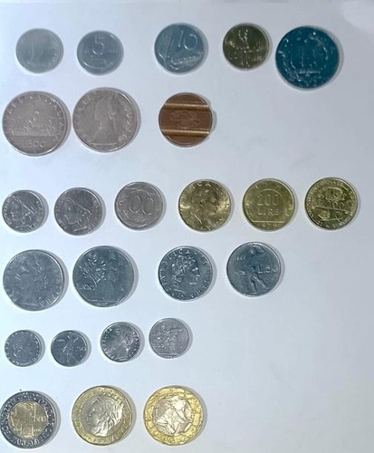 Monete lire italiane rare - monete,