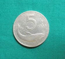 Rara moneta italiana 5 lire