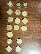 Monete lire italiane molto