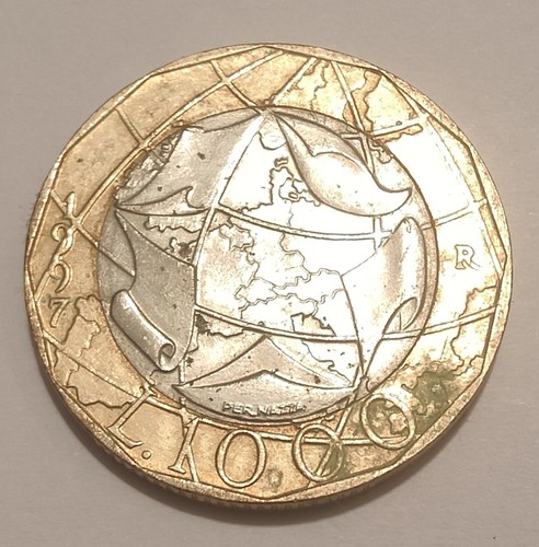 Moneta rara 1000 lire - lire, del