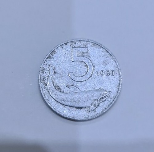 Moneta lire 1953 repvbblica - moneta,