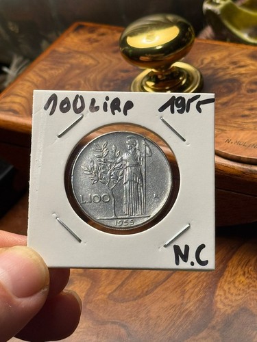 Moneta 100 lire del 1955 - lire,
