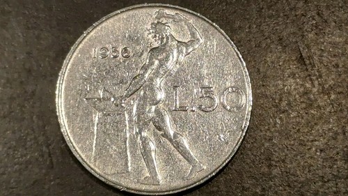 Moneta rara lire del - rara, 50