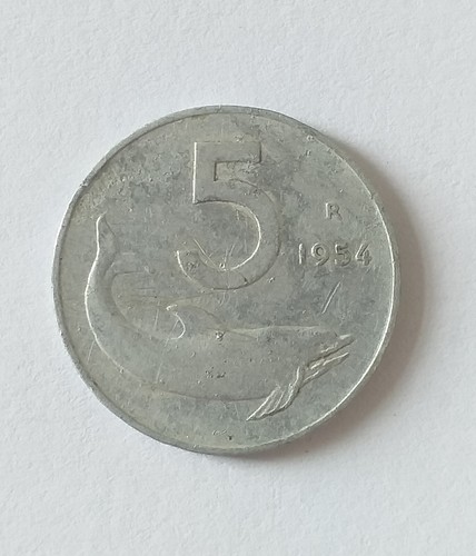 Moneta rara lire 1954 - 5,